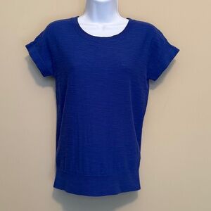 Loft Linen-look Cobalt Blue Shirt